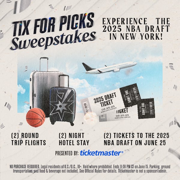 24-25 Spurs Fan Club ETW - Tix for Picks 24-25 Spurs Fan Club ETW - Tix for Picks